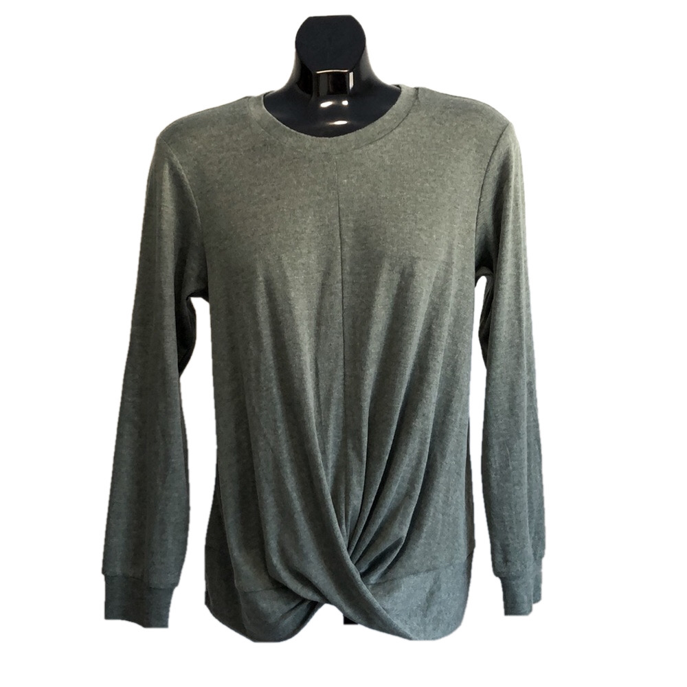 Green Long Sleeved Top - Medium